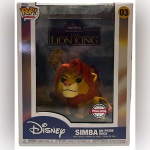 Funko Pop! Disney The Lion King VHS Covers #03 Simba on Pride Rock Spec Edition